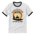 Please Be Patient With Me I'm From The 1900s Cowboy Unisex Cotton Ringer T-Shirt