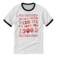 Please Be Patient With Me I'm From The 1900s Cute Boho Mom Unisex Cotton Ringer T-Shirt