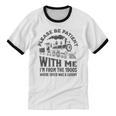 Please Be Patient With Me I'm From The 1900s Funny Train Unisex Cotton Ringer T-Shirt Please Be Patient With Me I'm From The 1900s Funny Train Unisex Cotton Ringer T-Shirt