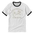 Please Be Patient With Me I'm From The 1900s Gamer Premium Tri-Blend Unisex Cotton Ringer T-Shirt