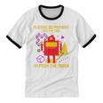 Please Be Patient With Me I'm From The 1900s Gen X Robot Unisex Cotton Ringer T-Shirt