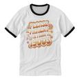 Please Be Patient I'm From The 1900s Groovy Women Premium Unisex Cotton Ringer T-Shirt