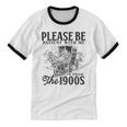 Please Be Patient I'm From The 1900s Horse Drawn Wagon Gifts Premium Unisex Cotton Ringer T-Shirt Please Be Patient I'm From The 1900s Horse Drawn Wagon Gifts Premium Unisex Cotton Ringer T-Shirt