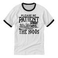 Please Be Patient With Me I'm From The 1900s Old Vintage Premium Unisex Cotton Ringer T-Shirt
