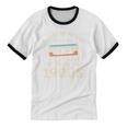 Please Be Patient With Me I'm From The 1900s Retro Cassette Premium Unisex Cotton Ringer T-Shirt