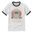Please Be Patient I'm From The 1900s Retro Computer Geek PC Unisex Cotton Ringer T-Shirt