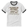 Please Be Patient With Me I'm From The 1900s Retro Horse Unisex Cotton Ringer T-Shirt Please Be Patient With Me I'm From The 1900s Retro Horse Unisex Cotton Ringer T-Shirt