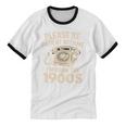 Please Be Patient With Me I'm From The 1900s Retro Humor Premium Tri-Blend Unisex Cotton Ringer T-Shirt