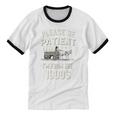 Please Be Patient I'm From The 1900s Retro Premium Tri-Blend Unisex Cotton Ringer T-Shirt