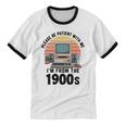 Please Be Patient I'm From The 1900s Retro Vintage Computer Unisex Cotton Ringer T-Shirt Please Be Patient I'm From The 1900s Retro Vintage Computer Unisex Cotton Ringer T-Shirt