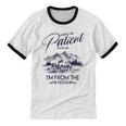 Please Be Patient With Me I'm From The 1900s Rustic Western Unisex Cotton Ringer T-Shirt