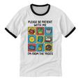Please Be Patient With Me I'm From The 1900s Vintage 90s Unisex Cotton Ringer T-Shirt Please Be Patient With Me I'm From The 1900s Vintage 90s Unisex Cotton Ringer T-Shirt