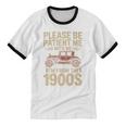 Please Be Patient With Me I'm From The 1900s Vintage Car Premium Unisex Cotton Ringer T-Shirt