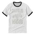 Please Be Patient I'm From The 1900s Vintage Car Unisex Cotton Ringer T-Shirt