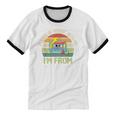 Please Be Patient With Me I'm From The 1900s Vintage Cassett Unisex Cotton Ringer T-Shirt