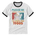 Please Be Patient With Me I'm From The 1900s Vintage Dad Unisex Cotton Ringer T-Shirt Please Be Patient With Me I'm From The 1900s Vintage Dad Unisex Cotton Ringer T-Shirt