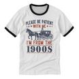 Please Be Patient I'm From The 1900s Vintage Dad Unisex Cotton Ringer T-Shirt