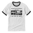 Please Be Patient With Me I'm From The 1900s Vintage Drowing Unisex Cotton Ringer T-Shirt Please Be Patient With Me I'm From The 1900s Vintage Drowing Unisex Cotton Ringer T-Shirt