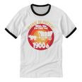 Please Be Patient With Me I'm From The 1900s Vintage Meme Premium Unisex Cotton Ringer T-Shirt