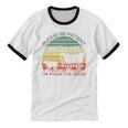 Please Be Patient With Me I'm From The 1900s Vintage Sunset Premium Unisex Cotton Ringer T-Shirt