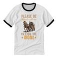 Please Be Patient With Mee I'm From The 1900s Minimalist Unisex Cotton Ringer T-Shirt