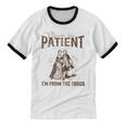 Please Be Patient Whith Me I'm From The 1900s Wife Husband Unisex Cotton Ringer T-Shirt