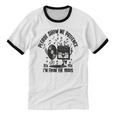 Please Show Me Patience I'm From The 1900s Vintage CASSETTE Unisex Cotton Ringer T-Shirt