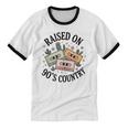 Raised On 90's Country Music Lover Nostalgia Retro Vibe Unisex Cotton Ringer T-Shirt Raised On 90's Country Music Lover Nostalgia Retro Vibe Unisex Cotton Ringer T-Shirt