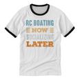 RC Boating Now Minimal Socializing Introvert Vintage Unisex Cotton Ringer T-Shirt RC Boating Now Minimal Socializing Introvert Vintage Unisex Cotton Ringer T-Shirt