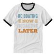 RC Boating Now Minimal Socializing Introvert Vintage Unisex Cotton Ringer T-Shirt RC Boating Now Minimal Socializing Introvert Vintage Unisex Cotton Ringer T-Shirt