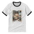 Read Books Stay Weird Book Lover Introvert Book Unisex Cotton Ringer T-Shirt