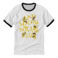 Retro Anti Social Club Bees Introvert Women Men Unisex Cotton Ringer T-Shirt