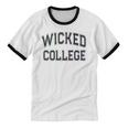 Retro Anti Social WICKED COLLEGE Introvert Stay Away From Me Unisex Cotton Ringer T-Shirt Retro Anti Social WICKED COLLEGE Introvert Stay Away From Me Unisex Cotton Ringer T-Shirt
