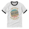 Retro Cassette Never Forget Nostalgia Vintage Unisex Cotton Ringer T-Shirt Retro Cassette Never Forget Nostalgia Vintage Unisex Cotton Ringer T-Shirt