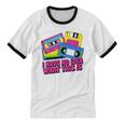 Retro Cassette Vintage 80s Nostalgia Unisex Cotton Ringer T-Shirt Retro Cassette Vintage 80s Nostalgia Unisex Cotton Ringer T-Shirt