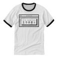 Retro Computer Screen I'm From The 1900s Birthday Raglan Baseball Tee Unisex Cotton Ringer T-Shirt