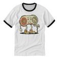 Retro Gamer 80s 90s Gaming Nostalgia Video Game Men Unisex Cotton Ringer T-Shirt