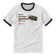 Retro Nostalgia 1980s Love Graphic Premium Tri-Blend Unisex Cotton Ringer T-Shirt