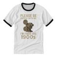 Retro Please Be Patient With Me I'm From The 1900s Projector Unisex Cotton Ringer T-Shirt