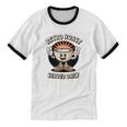Retro Roast Coffee Retro Cartoon Vintage Nostalgia Fun Unisex Cotton Ringer T-Shirt