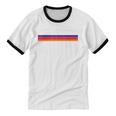 Retro VHS Tape Graphics 80s 90s Nostalgia Costume Unisex Cotton Ringer T-Shirt