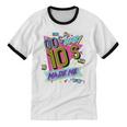 Retro Vintage 00's Baby 10's Made Me Nostalgia Classic Unisex Cotton Ringer T-Shirt