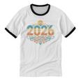 Retro Vintage Style 2026 Nostalgia Sunset Family Reunion Unisex Cotton Ringer T-Shirt Retro Vintage Style 2026 Nostalgia Sunset Family Reunion Unisex Cotton Ringer T-Shirt
