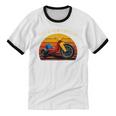 This Is How I Rolled Retro Toys Big Wheel Tricycle Nostalgia Unisex Cotton Ringer T-Shirt