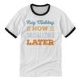 Rug Makin Now Minimal Socializing Introvert Vintage Unisex Cotton Ringer T-Shirt Rug Makin Now Minimal Socializing Introvert Vintage Unisex Cotton Ringer T-Shirt