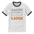 Sand Art Now Minimal Socializing Introvert Vintage Unisex Cotton Ringer T-Shirt Sand Art Now Minimal Socializing Introvert Vintage Unisex Cotton Ringer T-Shirt