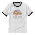 Santa Carla 1987 California Retro Sunset Nostalgia Unisex Cotton Ringer T-Shirt