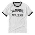 Sarcastic VAMPIRE ACADEMY Introvert Anti Social Unisex Cotton Ringer T-Shirt