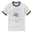 Save Icon IRL Retro Tech Humor Floppy Disk 90s Nostalgia Unisex Cotton Ringer T-Shirt
