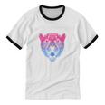 Secretly Bisexual Bi Introvert Bi Pride Antisocial LGBTQ Unisex Cotton Ringer T-Shirt